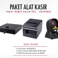 PAKET PRINTER EPPOS EP160II + SCANNER EP2020 + CASH DRAWER 46x42cm