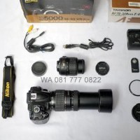 Paket Lebaran Ganteng Kamera DSLR Murah Nikon D5000 kit Paling Laris