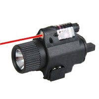 Senter Senapan Tactical Qu ail Mount dengan Laser 5mW - Black