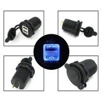 Charger Hp di Motor (Dual Port) / Motorcycle USB Charger