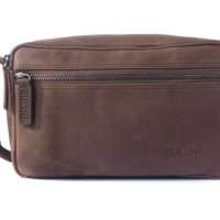 Tas tangan pria Bucini Imran Smoky Brown