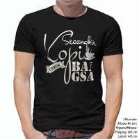 kaos baju KOPI UNTUK BANGSA Pakaian Pria SP