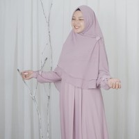 hijab alila gamis neo alexandria soft purple ceruti new qisara furing