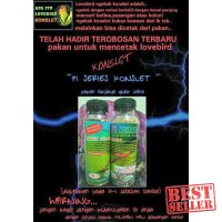 F1 Series Konslet Pakan Burung Lovebird Lomba