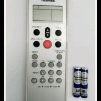 REMOT/REMOTE AC TOSHIBA WC-L03SE - Free 2 Pcs Baterai