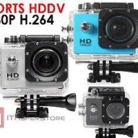 Kamera Sport 12mp Hd 1080 P Anti Air (No Wifi) FREE TONGSIS TANPA