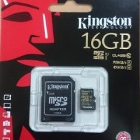 Kingston MicroSD / Micro SD Card 16gb 90MBps Class 10 - Garansi Resmi