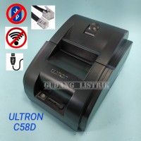 Printer Receipt Struk Thermal 58mm USB Cable NON Bluetooth Ultron C58D