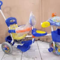 sepeda anak roda tiga royal 1098 bangku dua stirdorongansandarantangan