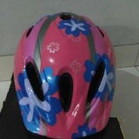 Baru helm sepeda anak MXL pink