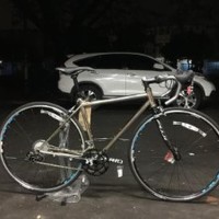 Sepeda Balap Road Bike Chromoly Sram Rival 50 Warna Titanium