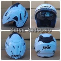 Helm INK CX Model T1 Double Visor grade ori - Putih