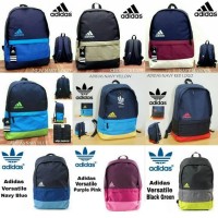 TAS RANSEL SEKOLAH ADIDAS BACKPACK SPORT NAVY ORANGE ORIGINAL
