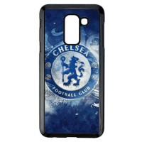Casing Samsung Galaxy J8 2018 Chelsea Logo art Blue Z4919