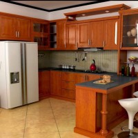 Harga Per Meter Kitchen Set Minimalis kayu Jati Termurah Terbaru