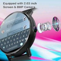 Unik Lemfo Lem X Smartwatch 4G 8MP Camera GPS Heart Rate vs Murah
