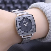 Jam Tangan Wanita Dior Kotak Rantai Magnet ( Rolex Rado Gucci Guess )