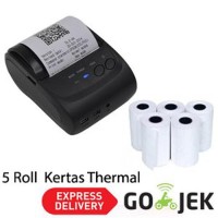 STOK TERBARU Zjiang Bluetooth Printer ZJ 5802 Kertas Thermal 5 Murah