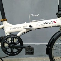 PROMO sepeda lipat fold x platinum foldx