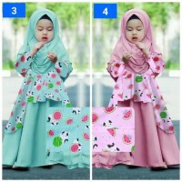 gamis bunga anak terbaru