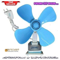 kipas angin jepit BESAR 4 baling Kyuzuku 18W 18Watt - Kipas Angin 3IN1
