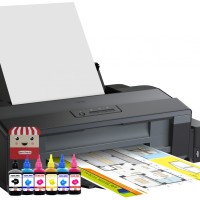 PRINTER EPSON L1300 4 WARNA DOUBLE BLACK UKURAN A3 TINTA SUBLIM KOREA