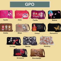 Dompet Wanita Selempang Dompet Organizer Modipla GPO Motif Jepang