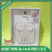 Headset Handsfree EarPods iPhone ORIGINAL 100% 4 4s 4G 3Gs Byhea1510