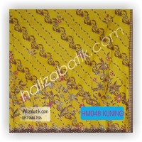 Contoh Baju Batik, Model Baju Kantor, Mode Batik Modern, HM048 KUNING