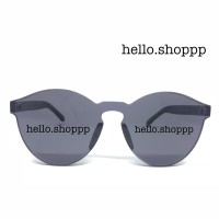 Kacamata wanita Jelly Candy hitam transparan MD9803 - sunglasses