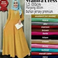 Gamis Modern Bahan Jersey Bagus Murah