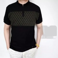 BAJU KAOS KERAH POLO PRIA COWOK MOTIF TERBARU ROBIN BLACK INSIDE