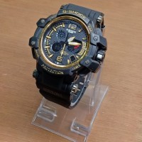 JAM TANGAN CASIO G-SHOCK MUDMASTER KW SUPER BLACK GOLD