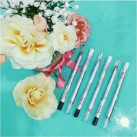 ORIGINAL Wardah Eyeliner Pencil Black and White Eye Liner Pensil Hitam