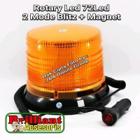 NEW LAMPU ROTARY 72 LED - 2MODE NYALA BLITZ LIMITED