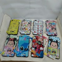 Vivo V9 Case Fuze Gambar Disney + Tempered Glass depan