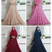 NEW HIJAB TERKINI GAMIS NAYLA BRUKAT BROKAT PRINCESS MEWAH SYARI ORIG