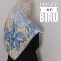 Jilbab Hijab Segi Empat Scarf Muslim Velvet Cantik Murah Motif Syari