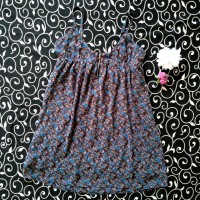 Minidress Floral Gaun Santai Minu Dress Casual Import Motif Bunga