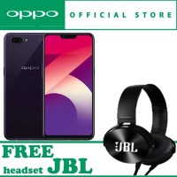 OPPO A3S RESMI ORIGINAL AI FACE UNLOCK WAJAH DUAL KAMERA 2GB - Ungu