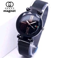 JUAL JAM TANGAN WANITA GU CCI PASIR MAGNET PROMO