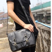 ASD5 Tas slempang pria wanita sekolah kerja import GIZMO