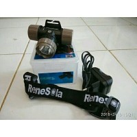 Lampu LED Senter Kepala Waterproof Renesola GARANSI