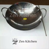 Murah wajan kuali stainless anti lengket 8in 20cm