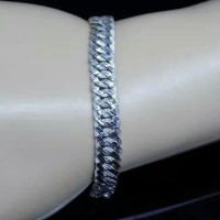 gelang sisik naga emas putih ukir cewek/cowok asli kadar 75%