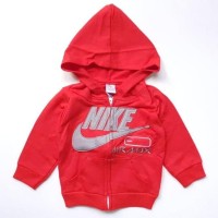 Beli Jaket Hoodie Capuchon Kaos Anak Cowok Laki Nike Abu Merah Dongker