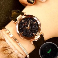 XIAOYA Jam Tangan Wanita Retro Luminous Star Quartz Ladies Women s Ana