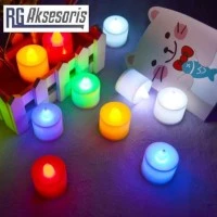 Lilin elektrik Mini led candles valentine natal christmas lampu light
