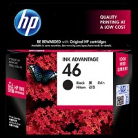 TERMURAH HP 46 BLACK CATRIDGE ORIGINAL INK ADVANTAGE