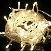 Top Seller Lampu Led Natal/Lampu Hias/Dekorasi/Warna Kuning+Colokan